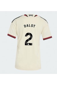 Manchester United Diogo Dalot #2 Fotballdrakt Tredje Klær Dame 2026-27 Korte ermer